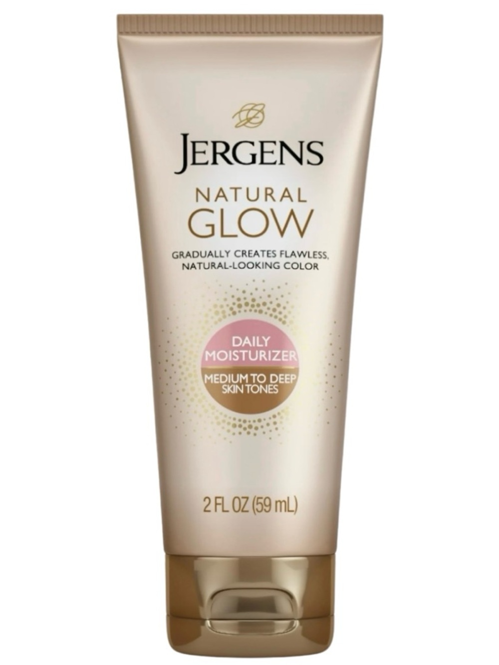 Jergens Medium to Deep Natural Glow Daily Face Moisturizer 2oz